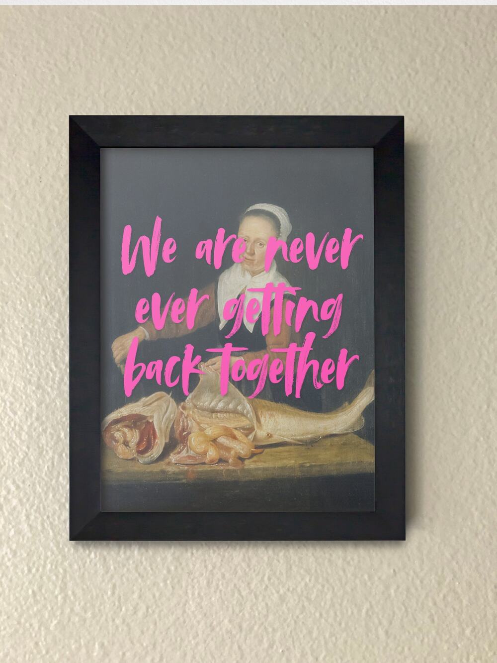 Taylor Swift Song Lyric Framed Wall Art | Music Quote Print | Swiftie Room Decor
